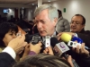 Media scrum in the Senate of Mexico, 2010